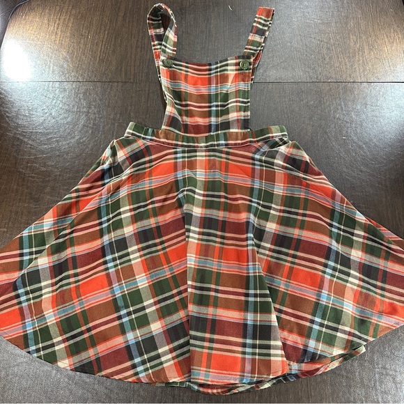 Hell Bunny Dresses & Skirts - Hell Bunny Plaid Suspender Skirt- Fall/Autumn Skirt Dress